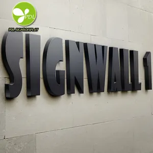 Built Up Polished Stainless Steel 3D Mirror Letter With A Lifetime Guarantee