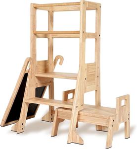 <span class=keywords><strong>Tour</strong></span> d'apprentissage réglable pour enfants Tabouret de cuisine en <span class=keywords><strong>bois</strong></span> Montessori <span class=keywords><strong>Tour</strong></span> d'apprentissage pour enfants en intérieur <span class=keywords><strong>Tour</strong></span> d'apprentissage en <span class=keywords><strong>bois</strong></span> - Product Image 2
