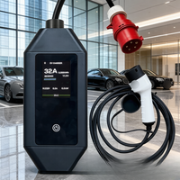Nueva Estación de Carga para Vehículos Eléctricos, 3.5/7kW Tipo 2, Clasificación IP54, Cable de 5m, Conexión y Carga para Flotas, Jinghu TA-AC-B2-B