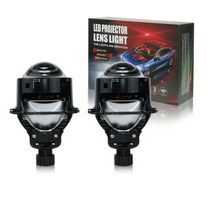 Faro LED Súper Brillante de 3 Pulgadas, Lente K116, Luz Alta y Baja, 60W, Lente de Proyector Bi-LED, Forma de Bombilla H4, 6000K, 6000 Lúmenes, 12V, Universal para Automóvil - Product Image 1
