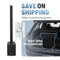[NUEVO] Sistema de Sonido PA Accuracy Pro Audio AC62, Altavoz de Columna Activo Profesional con Línea de Bajos de 10 Pulgadas y DSP