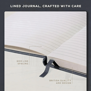 Journal ligné A5, couverture rigide en cuir PU, 160 pages, papier épais, pour femmes, hommes, cadeau de travail, planificateur d'écriture, carnet - Product Image 4