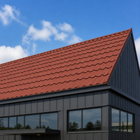 Stone Coated Roofing Tile Lightweight Metal Roof Sheet Decorative Roofing Material for House Projects