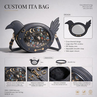 Service d'échantillonnage personnalisé : Sac à dos Ita Bag pour épingles, avec impression de votre motif, OEM/ODM, pour projets de crowdfunding