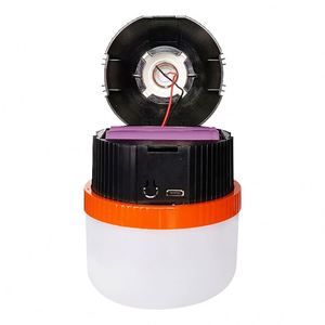 Ampoule LED E27 6500K avec crochet, batterie 2400mAh, indice de protection IP65, pour la maison, le camping et les situations d'urgence en tente - Product Image 2