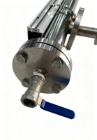 Jauge de niveau magnétique latérale DN25 DN50 en acier inoxydable pour chaudière à eau