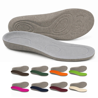 Semelles ergonomiques en PU avec support de voûte plantaire 5 zones, respirantes, absorbant les chocs, inserts orthopédiques pour soulager les pieds plats