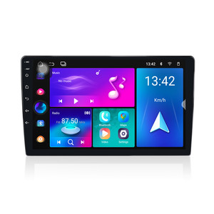 New 10 inch QLED màn hình <span class=keywords><strong>Android</strong></span> 13 không dây Carplay/<span class=keywords><strong>Android</strong></span> Auto Car autoradio FM Đài phát thanh Gương điện thoại liên kết 6GB 128GB - Product Image 1