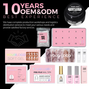 Uñas Postizas Aillsa OEM ODM con Punta Francesa, Serie de Color Rosa Claro, Formas Cuadradas y Coffin para Uso en Dedos - Product Image 5