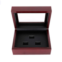 Boîte à bijoux en bois multi-trous pour ensemble de bagues Champion, boîte à accessoires pour bagues, vente en gros directe Jinhua Quadrilateral