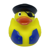 Regalo festivo de Mardi Gras: Juguetes de baño chirriantes de patitos surtidos para bañera, para niños pequeños, para la Día de la Grasa y para la Ducha, en paquete a granel