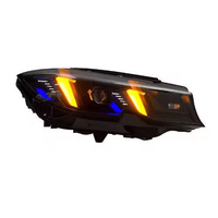Phare bicolore SJC USA en stock local pour BMW Série 3 G20 G28 G80 2020-2022, style œil de serpent, DRL jaune/blanc, phare avant
