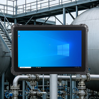 Tableta Industrial Resistente IP67 de 10.1 Pulgadas con Windows/Linux 11, 8 GB de RAM, 128 GB de ROM, Tableta PC Portátil Biométrica con NFC y Escáner de Código de Barras
