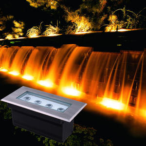 Luz <span class=keywords><strong>LED</strong></span> Lineal <span class=keywords><strong>Empotrada</strong></span> en el <span class=keywords><strong>Suelo</strong></span> para Exteriores, Resistente al Agua IP68, de Acero Inoxidable, de 24 V, para Jardín, Villa o Plaza - Product Image 1