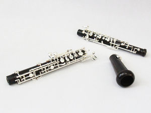 Oboe professionnel en Do, clés argentées, corps en ébène, <span class=keywords><strong>instrument</strong></span> à vent, étui rigide OEM pour joueur d'oboé - Product Image 6