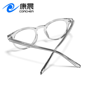 กรอบแว่นตา Conchen Oval TR พร้อมเลนส์ป้องกันแสงสีฟ้า รุ่น Plano สำหรับทุกเพศ แบบเต็มกรอบ TR1826 - Product Image 1
