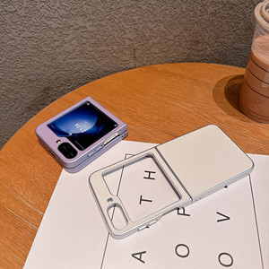 Funda de teléfono con textura de piel Litchi para Samsung Galaxy Z Flip 3 4 5 6 7 para OPP <span class=keywords><strong>Find</strong></span> N3 Flip Phone Case - Product Image 6