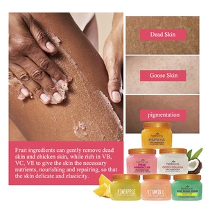 Nhãn hiệu riêng hữu cơ vani Shea bơ đường cơ thể chà - Product Image 2