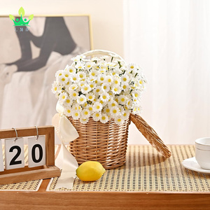 <span class=keywords><strong>Ramo</strong></span> de <span class=keywords><strong>flores</strong></span> blancas artificiales, <span class=keywords><strong>flores</strong></span> de margaritas, plantas al aire libre, <span class=keywords><strong>flores</strong></span> <span class=keywords><strong>silvestres</strong></span> de primavera para boda, decoración de fiesta de margaritas - Product Image 6