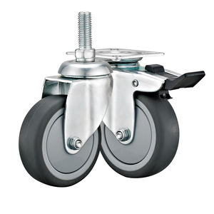 2 ''3'' 4 ''<span class=keywords><strong>Medium</strong></span> Light <span class=keywords><strong>Duty</strong></span> TPR <span class=keywords><strong>Caster</strong></span> Nicht markierende Räder Rollen Industrielle Handwagen rolle - Product Image 1