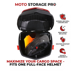 Oferta Especial: Baúl Trasero para Motocicleta <span class=keywords><strong>de</strong></span> 35 Litros, Impermeable, ABS y PP, con Cerradura Mecánica, Color <span class=keywords><strong>Azul</strong></span> <span class=keywords><strong>Prusia</strong></span> - Product Image 2