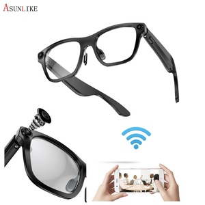 Smart <b>Glasses</b> 20MP <b>Camera</b> 32GB RAM WiFi Voice Control Photo Video Recording Black - Product Image 2
