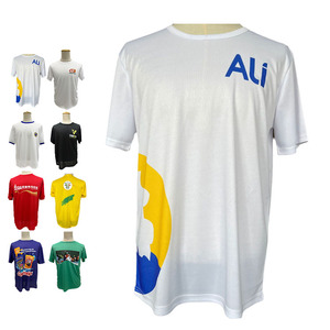 Wholesale Summer Promotion Advertising T-Shirt Custom Graphic Cotton Custom Team Tshirt