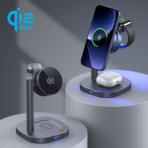 Chargeur sans fil magnétique de bureau 25W avec refroidissement semi-conducteur Qi2.2 et puce TEC pour téléphones Apple et Samsung - Product Image 2