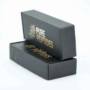 Wholesale Customized Logo Folding Boxes Paper Boxes Cosmetic Packaging Paper Packaging Black Gold Gift Boxes