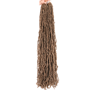 Extensions de cheveux Nu Soft Locs pré-bouclées en fibre haute température, tresses au crochet longues de 18, 24 et 36 pouces, vente en gros pour femmes noires - Product Image 3