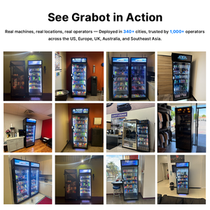 Distributeur automatique intelligent IA combiné, kiosque numérique pour boissons et snacks, ouverture de porte avec système de paiement par carte, refroidisseur intelligent IA - Product Image 2