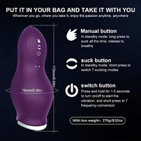 Eichel-Massager Drachen-Saug-Vibration Automatischer Männlicher Masturbator Sexmaschine Trainingsbecher Orale Sexspielzeuge für Männer Masturbation