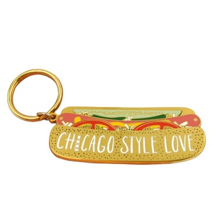 Lucky charm maker new tropical fruit portachiavi smaltato oro ananas portachiavi - Product Image 5