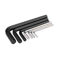 Kunci Allen Bentuk L Baja Karbon Metrik Industri 8-32mm Lapisan Seng Lapisan Nikel Garansi 3 Tahun ODM/OEM