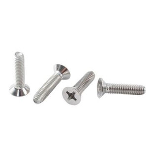 A2-80 de A2-70 en acier inoxydable A4-70 A4-80 vis à tête fraisée à empreinte cruciforme polie simple DIN7500 ME - Product Image 5