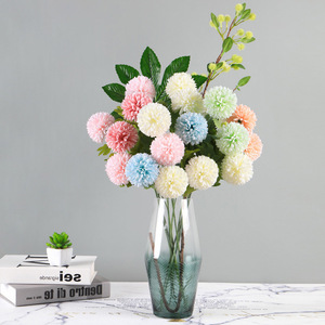 Bouquet d'hortensias artificiels décorés, 30cm-100cm, fleurs artificielles pour la décoration de la maison et des mariages - Product Image 2
