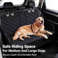 Housse de siège auto pour chien, protection de banquette arrière, hamac de voiture imperméable, tapis de voiture anti-rayures pour chiens en voyage