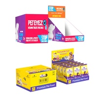 Boîte d'affichage de comptoir de plateau PDQ à plusieurs niveaux personnalisé et écologique-Présentoir publicitaire en carton de table pour magasins de détail Carton ondulé