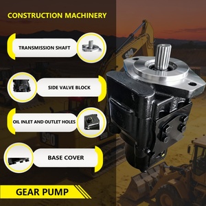 Pompe hydraulique à double engrenage 236-5106, remplacement OEM/ODM/OBM pour chargeuse compacte Caterpillar 257B/247B/216B, usage intensif, garantie 1 an - Product Image 2