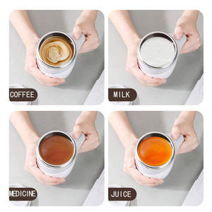 Wholesale Smart Button Self Coffee Mixing Cup Portable <b>Double</b> <b>Walled</b> <b>Mug</b> Automatic - Product Image 2