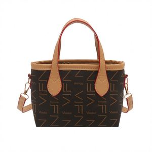 Fashionable Retro Crossbody <b>Bag</b> European American Style Casual Letter Printed Waterproof PU Waterproof Casual Shoulder Handbag - Product Image 6