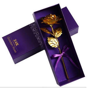 Lamina d'oro di alta qualità placcato oro rosa 24k matrimonio creativo Gft regalo di san valentino - Product Image 6