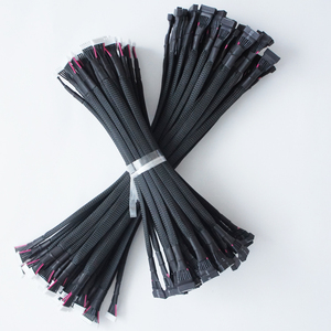 Cable de Extensión Negro Personalizable de 16 Pines para Tarjeta Gráfica - Product Image 1