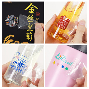 Impresión de logotipo personalizado sin fondo, pegatinas de transferencia UV de vinilo DTF <span class=keywords><strong>para</strong></span> etiquetas de embalaje - Product Image 6