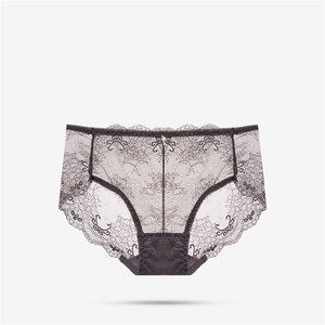 Culotte confortable en nylon/élasthanne pour dames, sous-vêtements pour jeunes filles et femmes, slip mignon en dentelle, vente en gros à bas prix - Product Image 4
