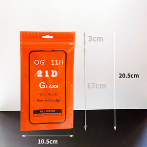 Naranja impreso en ambos lados embalaje <span class=keywords><strong>bolsas</strong></span> <span class=keywords><strong>de</strong></span> plástico protector <span class=keywords><strong>de</strong></span> pantalla película <span class=keywords><strong>de</strong></span> vidrio móvil <span class=keywords><strong>bolsas</strong></span> zip Lock - Product Image 3