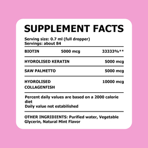 Gouttes liquides de biotine à marque privée OEM avec collagène hydrolysé de poisson pour une peau saine, favorisant la masse musculaire, complément beauté - Product Image 5