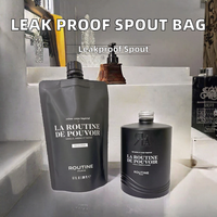 Pochette Doypack refermable de haute qualité avec bec verseur, étanche, en PET/AL/PE, imprimée en héliogravure, en feuille d'aluminium argentée, pour emballage cosmétique facial
