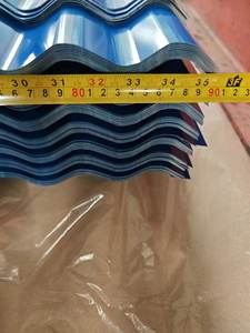 Tôle de toiture en acier galvanisé ondulé en zinc PPGI, prix de la tôle de toiture en fer, couleur de jardin, acier galvanisé ondulé - Product Image 6