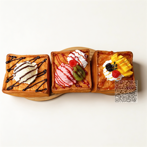 Réplica Realista de <span class=keywords><strong>Pan</strong></span> <span class=keywords><strong>Tostado</strong></span> con Miel, Modelo de Exhibición para Cocina, <span class=keywords><strong>Pan</strong></span> Artificial para Decoración de Estudio de Cine - Product Image 1